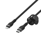 Usb-C To Ltg_braid Silic 3m Black
