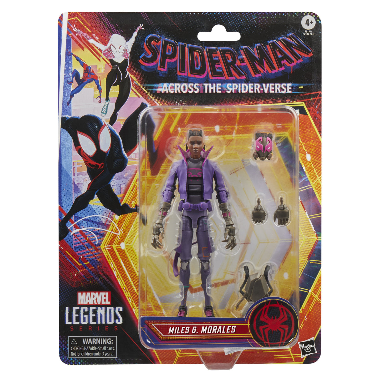 Figura Hasbro Marvel Legends Series Spider Man Across The Spider Verse Miles G. Morales