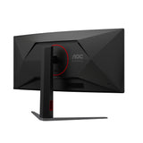 Aoc Cu34g4ca 34" 3440x1440 Fast Va Flat H A 130 Mm Aoc G4 21:9 1500r Wqhd 180hz Fastva 1ms Gtg Hdr400 Has Usbc 90w Usb Hub