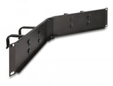 Delock 19 Panel Organizador De Cables Con 4 Soporte 2 He Angular Negro