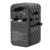Cargador De Pared Universal Verbatim Uta-06 Gan Iii Toma De Corriente Universal 2xusb Tipo-C 2xusb 100w