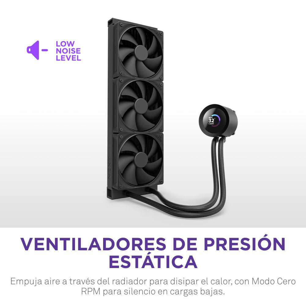 EAN 5056547205212 - NZXT Kraken Plus 360 Procesador Sistema de refrigeración líquida todo en uno 12 cm Negro imagen 6