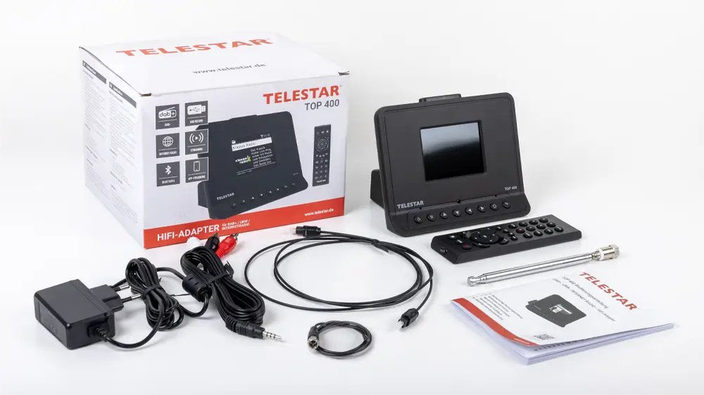 Telestar Top 400 Dab+ Internetradio-Adapter Schwarz