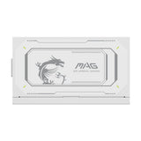 Fuente De Alimentación Msi Mag A1000gl Pcie5 White 1000 W 24-Pin Atx Atx Blanco