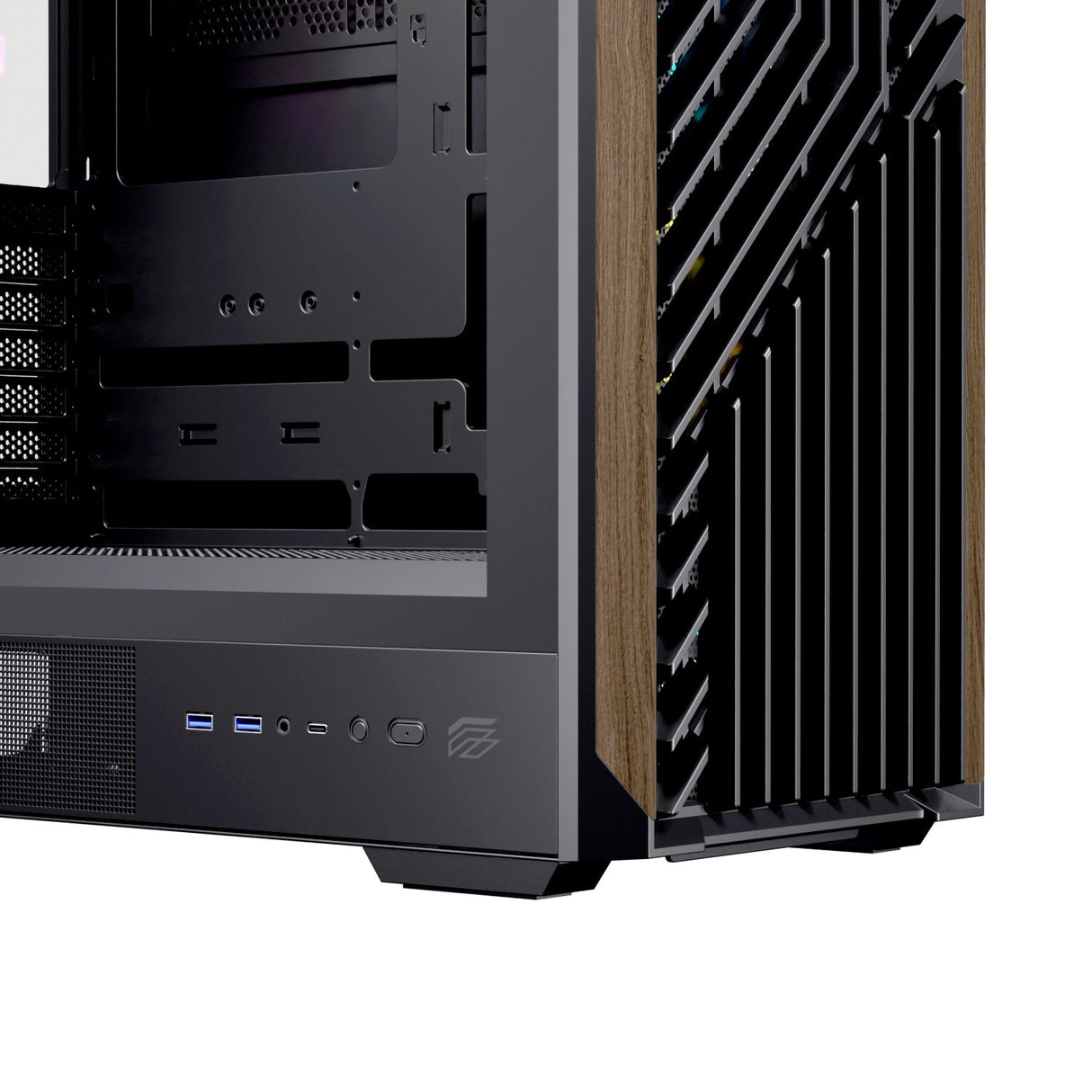 EAN 6977277360059 - Einarex EXCS-PL-800R-B carcasa de ordenador Midi Tower Negro imagen 6