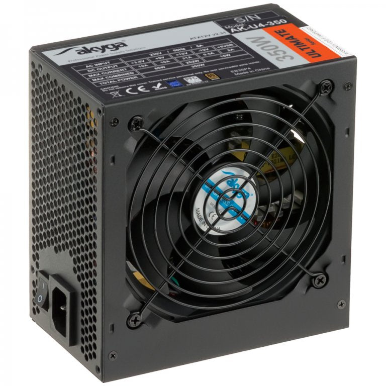 EAN 5901720133472 - Akyga AK-U4-350 unidad de fuente de alimentación 350 W 20+4 pin ATX ATX Negro imagen 1
