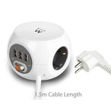 EAN 8054392615788 - Ewent EW3939 base múltiple 1,5 m 3 salidas AC Interior Blanco imagen 5