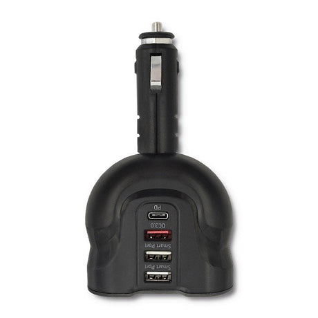 EAN 5901878506418 - Qoltec 50641 cargador de dispositivo móvil Universal Negro Encendedor de cigarrillos Carga rápida Auto imagen 5