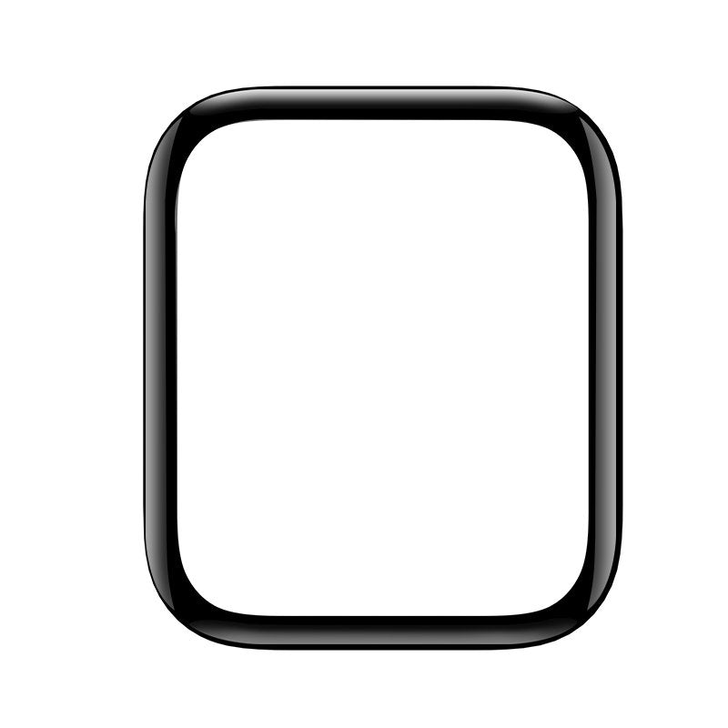 Baseus Iwatch 0.2 Mm, Full-Screen Curved T-Glass Soft Screen Protector 40mm, Black (Sgapwa4-G01)