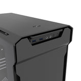 Caja Tour Micro Atx Phanteks Enthoo Evolv  Con Paneles De Cristal (Negro)