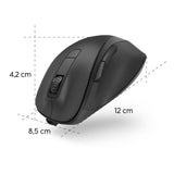 EAN 4047443500793 - Hama MW-500 Recharge ratón Oficina mano derecha RF inalámbrico Óptico 1600 DPI imagen 5