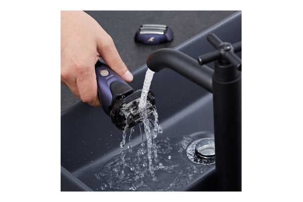 Panasonic Es-Lv67-A803 Depiladora Para La Barba Mojado Y Seco Negro, Púrpura