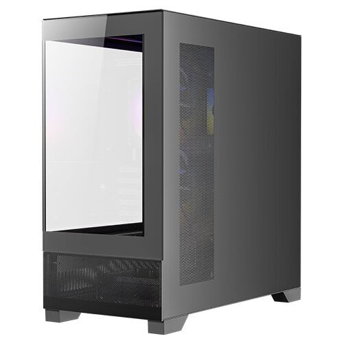 Caja Minitorre Microatx Cx500m Rgb Negro Antec Int:2x3.5,1x2.5/ 2xusb3.0, 1xusb3.2 Tipo C/ Audio In/Out/ Panel De Cristal Templado