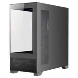 Caja Minitorre Microatx Cx500m Rgb Negro Antec Int:2x3.5,1x2.5/ 2xusb3.0, 1xusb3.2 Tipo C/ Audio In/Out/ Panel De Cristal Templado