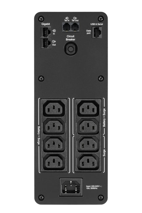 EAN 0731304346890 - APC BACK UPS PRO BR 1200VA sistema de alimentación ininterrumpida (UPS) Línea interactiva 1,2 kVA 720 W 8 imagen 3