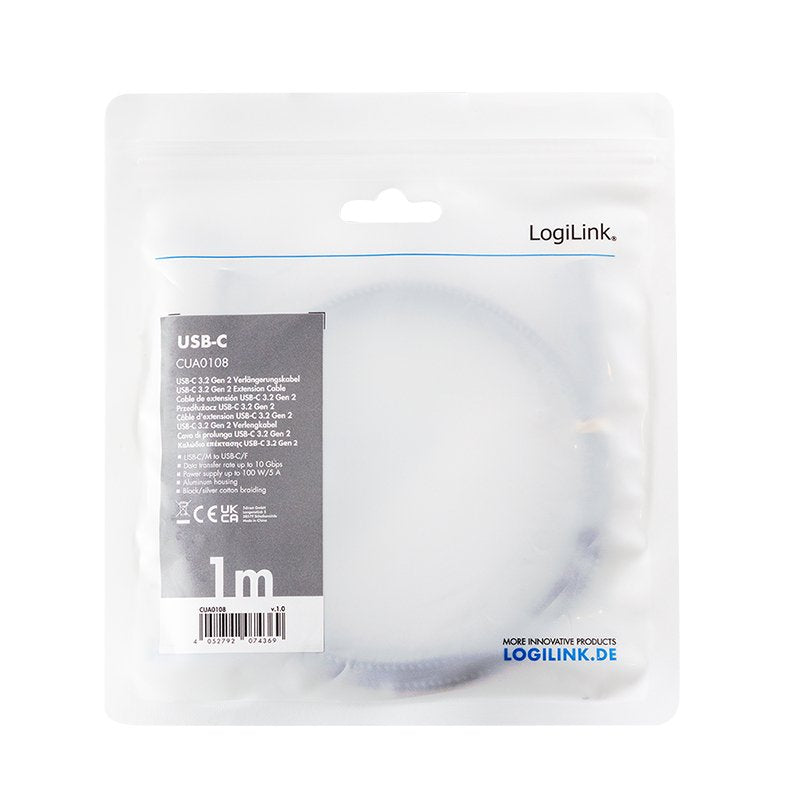 Kabel Usb3.2 Gen1 Typec Do Usb-C/F, Pd, 2m