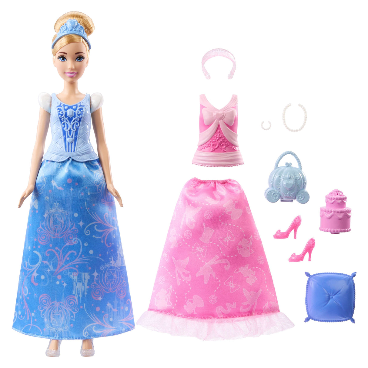 Muñeca Mattel Disney Princess Fashion Storytelling Cenicienta   Jcr95