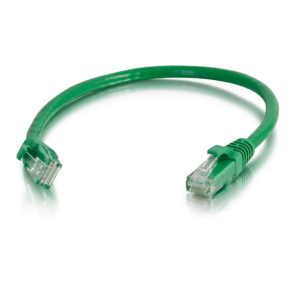 C2g Cat6 Booted Unshielded (Utp) Network Patch Cable Cable De Interconexión Rj-45 (M) A Rj-45 (M) 1 M Utp Cat 6 Moldeado Sin Enganches Trenzado Verde