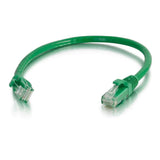 C2g Cat6 Booted Unshielded (Utp) Network Patch Cable Cable De Interconexión Rj-45 (M) A Rj-45 (M) 1 M Utp Cat 6 Moldeado Sin Enganches Trenzado Verde