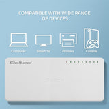 Switch Qoltec 52248 Network  8 X Rj45 Port 1000mbps Fast Ethernet Lan