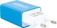 EAN 4004005032567 - Schwaiger LAD300B 511 cargador de dispositivo móvil Auriculares, Smartphone, Tableta Azul, Blanco Corrien imagen 1