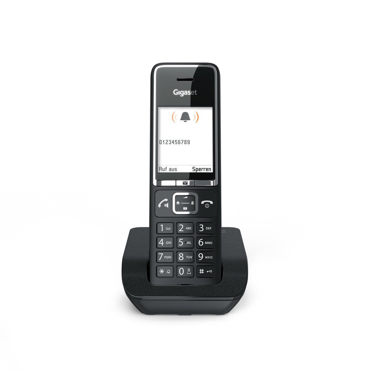 Telefono Gigaset Comfort 550 Black/Chrome