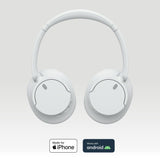 Wh-Ch720 Headset Wired & - Wireless Head-Band - Calls/Music Usb Type-C Bluetooth White - Warranty: 12m