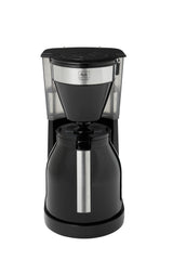 Cafetera Melitta 1023-08 Totalmente Automática De Filtro Negro, Cafetera De Filtro, De Café Molido, 1050 W, Negro, Plata