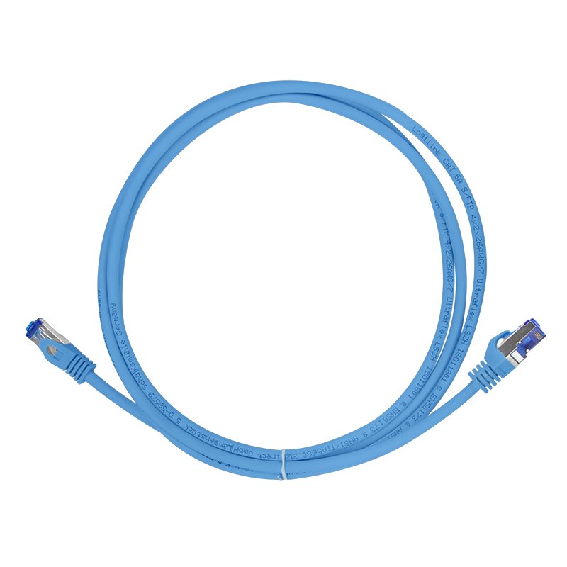 Logilink Cable De Red Ultraflex, Cat.6a, S Ftp, Azul, 1,5 M