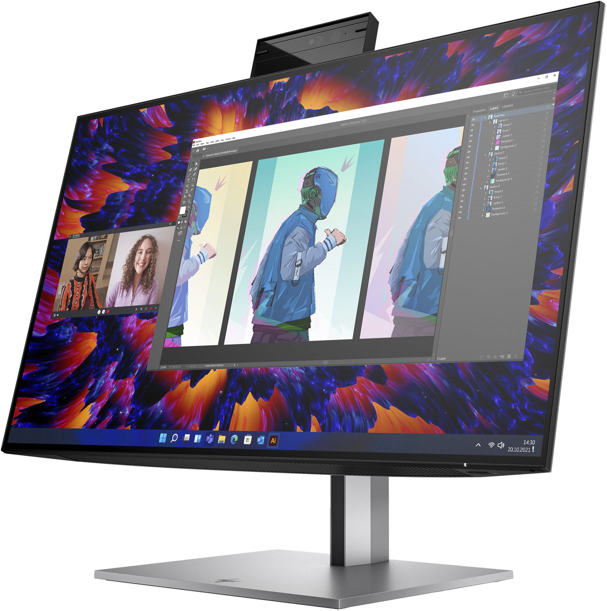 EAN 5715063348888 - HP Z24m G3 QHD Conferencing Display pantalla para PC 60,5 cm (23.8") 2560 x 1440 Pixeles Quad HD LCD Plat imagen 17
