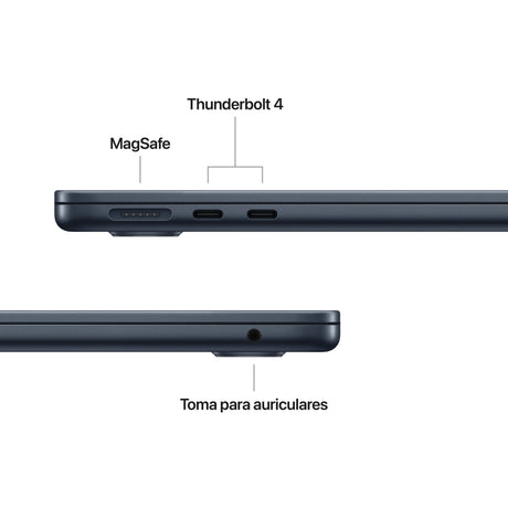 EAN 0195949838316 - Apple MacBook Air Apple M M4 Portátil 34,5 cm (13.6") 16 GB 256 GB SSD Wi-Fi 6E (802.11ax) macOS Sequoia  imagen 7