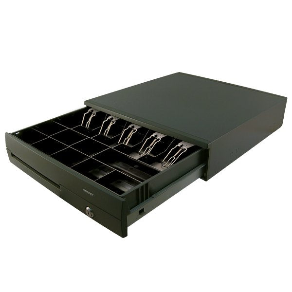 Cajón Portamonedas Negro 425x450x100mm, Conexión Rj11 (Impresora De Ticket)