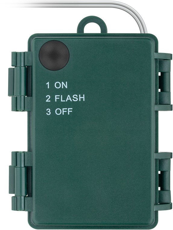 Guirnalda De Alambre Plateado Con 50 Led
Con 2 Modos De Luz, Blanco Cálido (3000 K), Con Pilas, Interior-Exterior