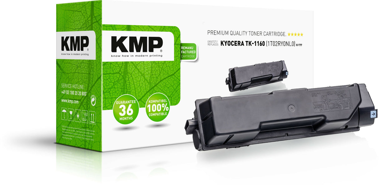 Kmp Toner Kyocera Tk-1160 Comp. Black 8200 S.          K-T77