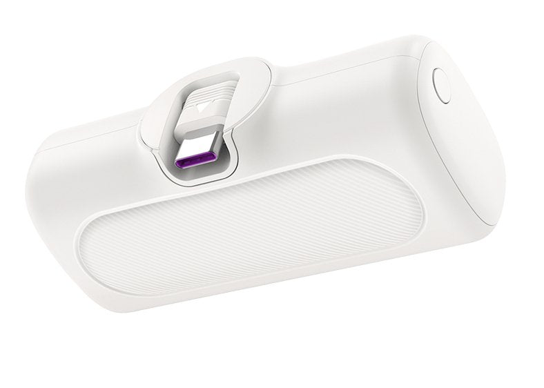 Bateria Externa Power Bank   5000 Mah, Conector Usb-C Integrado, Color Blanco  Lipo Logilink