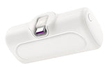 Bateria Externa Power Bank   5000 Mah, Conector Usb-C Integrado, Color Blanco  Lipo Logilink