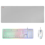 Mars Gaming Combo Mcpx Gaming 3in1 Rgb White Pt