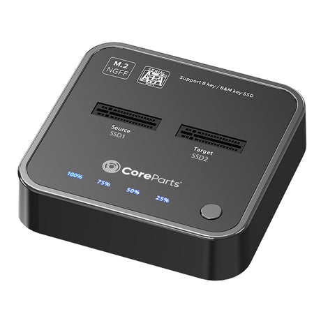 EAN 5704174818564 - CoreParts MS-CLONER-SATA base de conexión para disco duro USB 3.2 Gen 2 (3.1 Gen 2) Type-C Negro imagen 2