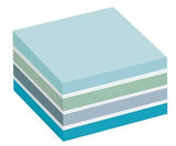 Post-It Cubo De Notas Multicolor 5x90 Hojas 76x76 Tonos Azul Pastel