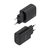 Aisens Cargador Gan 30w, 1xusb-C Pd3.0 Qc4.0, 1xusb-A Qc3.0, Negro