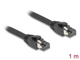 Delock Cable De Red Rj45 Cat.8.1 S/Ftp 1 M Bis 40 Gbps Negro