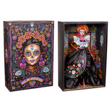 Muñeca Mattel Barbie Signature Día De Muertos 2024 Coleccionable Con Vestido Negro Con Volantes Hrm72