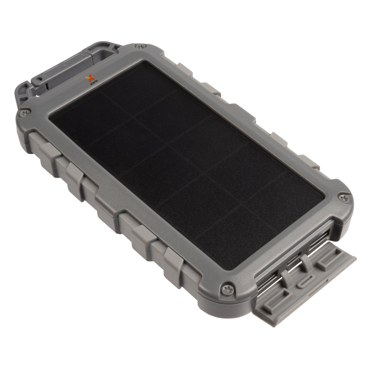 Powerbank Solar 10000mah Xtorm Fs405 Gris Oscuro Y Azul