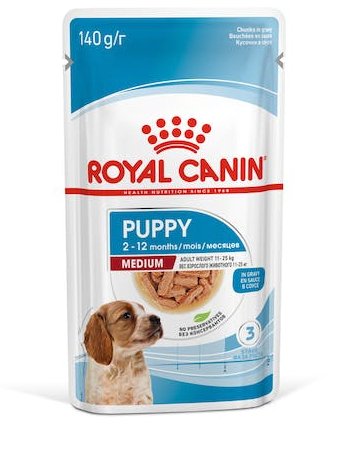 EAN 9003579008324 - Royal Canin Medium Puppy Carnes Cachorro 140 g imagen 1