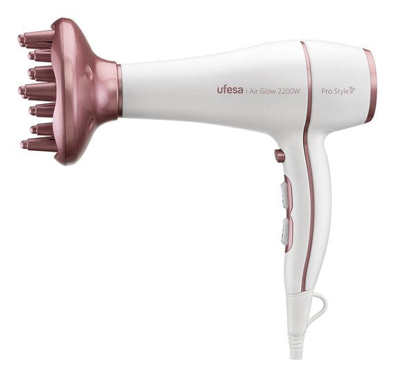 EAN 8422160060786 - Ufesa 60306078 secador 2200 W Rosa, Blanco imagen 3