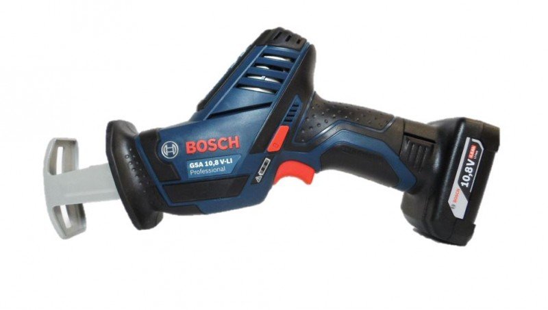 Sierra Alternativa Inalámbrica Bosch Gsa 12 V-14 Professional, 12 Voltios (Azul/Negro, Sin Batería Ni Cargador, En L-Boxx) 060164l905