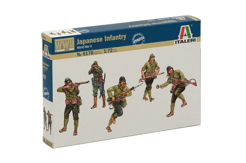 Italeri 6170 - Maqueta Figuras Japanese Infantry. Escala 1/72