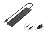 EAN 4015867235348 - Conceptronic HUBBIES19BP hub de interfaz USB 3.2 Gen 1 (3.1 Gen 1) Type-A 5000 Mbit/s Negro imagen 1