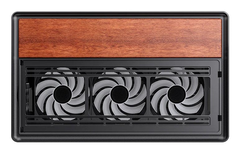 Caja Atx Jonsbo Tk-4 Wood Cristal Templado Negro