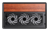 Caja Atx Jonsbo Tk-4 Wood Cristal Templado Negro